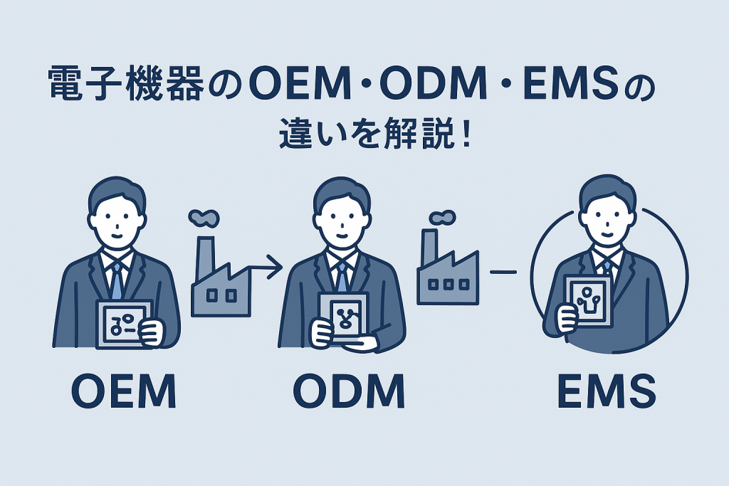 電子機器のOEM・ODM・EMSの違いを解説！ | 株式会社イーエル・オカモト